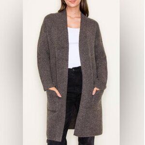 Brown Cardigan Sweater cardigan duster sweater soft NWOT
